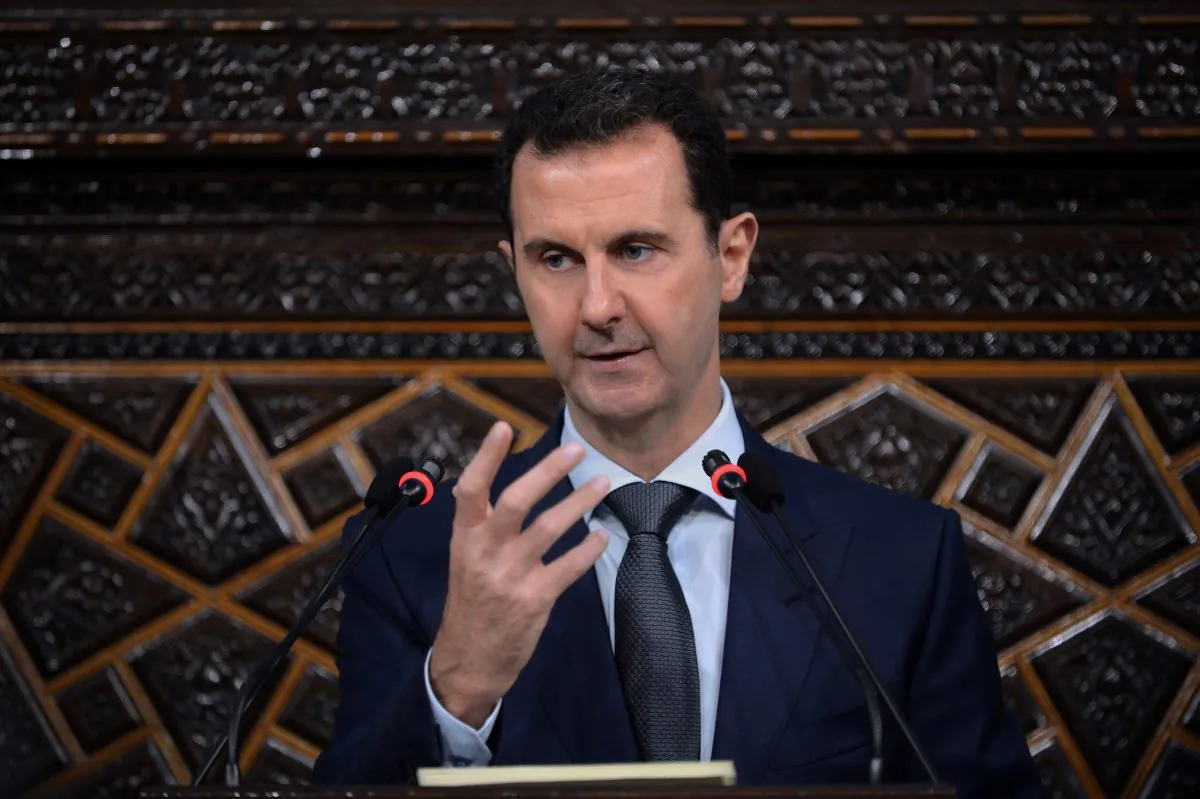 Syrian leader Bashar Assad in a file photo. (SANA via AP)