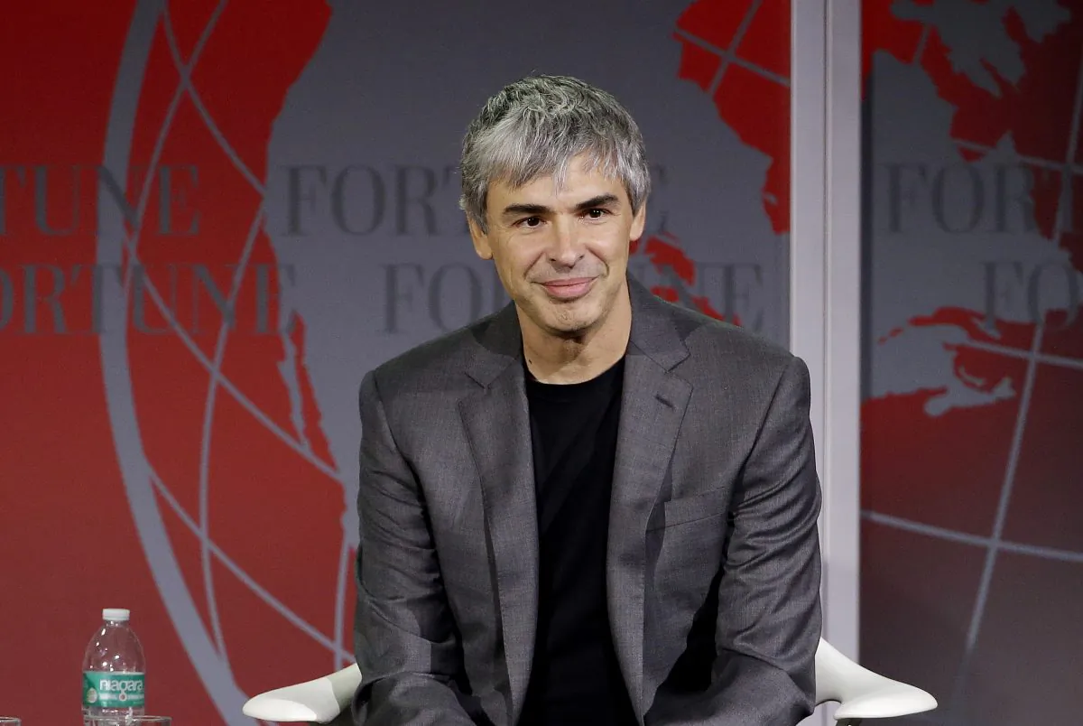 Alphabet CEO Larry Page speaks at the Fortune Global Forum in San Francisco, Monday, Nov. 2, 2015. (AP Photo/Jeff Chiu)