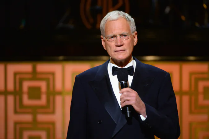 David Letterman speaks onstage at Spike TV's 'Don Rickles: One Night Only' on May 6, 2014 in New York City. (Theo Wargo/Getty Images for Spike TV)