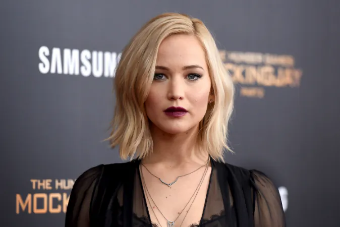  Jennifer Lawrence attends 'The Hunger Games: Mockingjay- Part 2' New York Premiere at AMC Loews Lincoln Square 13 theater on November 18, 2015 in New York City. (Jamie McCarthy/Getty Images)