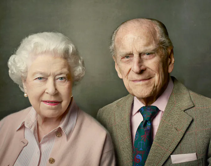 WINDSOR, UNITED KINGDOM - UNDATED: (EDITORS NOTE: This image may be used free of charge, internationally, for 14 days from release, until Friday June 24, 2016.) This handout released by the Buckingham Palace on June 10, 2016 to mark the Queen's 90th birthday, shows Queen Elizabeth II with her husband, The Duke of Edinburgh, and was taken at Windsor Castle just after Easter. (Photo by Annie Leibovitz/Buckingham Palace via Getty Images)