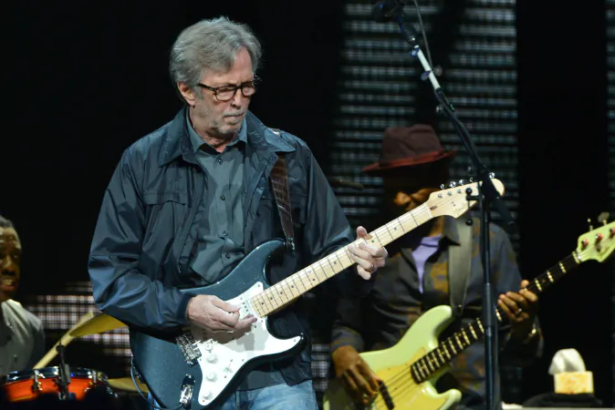 Eric Clapton performs on stage during the 2013 Crossroads Guitar Festival at Madison Square Garden on April 13, 2013 in New York City. (Larry Busacca/Getty Images)
Restrictions