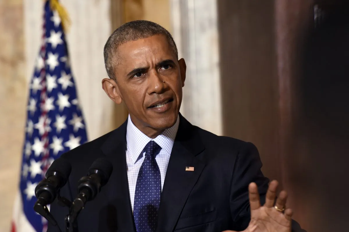 President Barack Obama speaks at the Treasury Department in Washington, D.C., on June 14, 2016. (AP Photo/Susan Walsh)