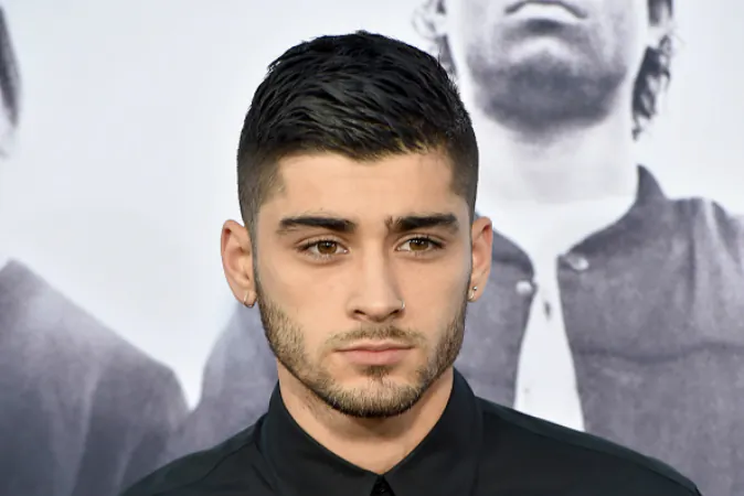 Singer Zayn Malik arrives at the premiere of Universal Pictures and Legendary Pictures' 'Straight Outta Compton' at the Microsoft Theatre on August 10, 2015 in Los Angeles, California. (Kevin Winter/Getty Images)