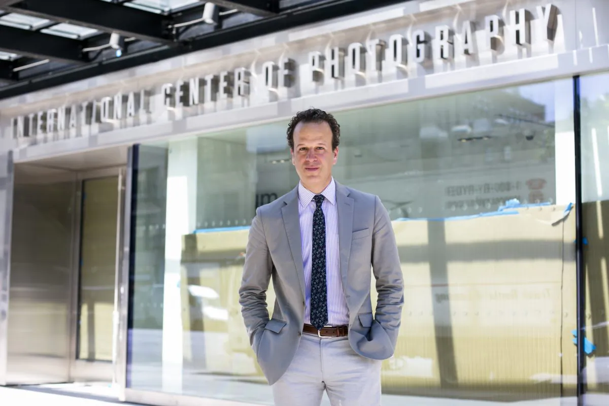 Mark Lubell, executive director of the International Center of Photography (ICP) at the new premises of the ICP in Manhattan, New York, on June 15, 2016. (Samira Bouaou/Epoch Times)