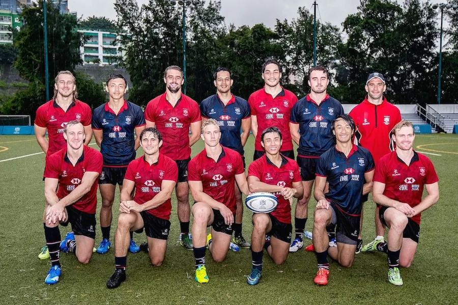 Members of the men’s Hong Kong Rugby Sevens squad for the Olympic Repechage tournament in Monaco. The final 12 players will be selected just prior to the start of the tournament to be played on June 18-19, 2016. (HKRFU)
