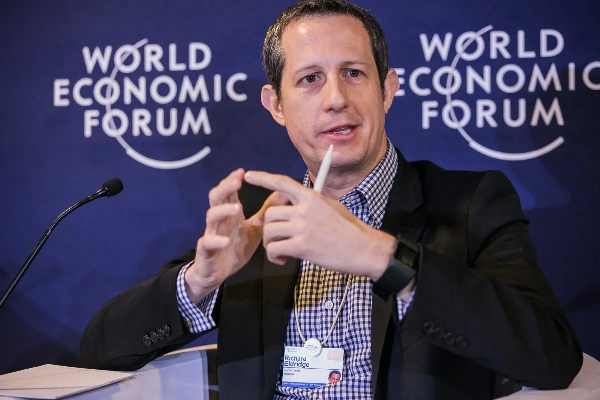 Richard Eldridge, CEO and co-founder of fintech company Lenddo at the World Economic Forum on Latin America in Medellin, Colombia on June 17, 2016. (WEF)
