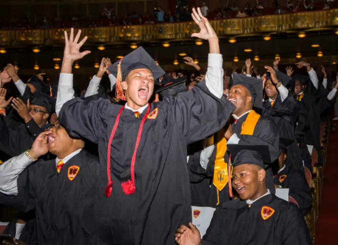Samir Ali graduates from Urban Prep. Class of 2016 (Photo courtesy of Tim King)
