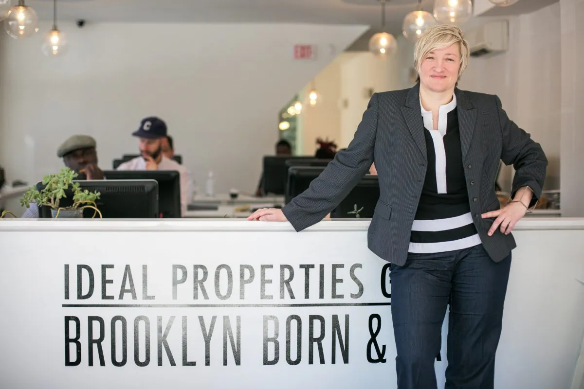 Aleksandra Scepanovic, founder and managing director of Ideals Properties Group, at her office in Williamsburg, Brooklyn, on June 9, 2016. (Benjamin Chasteen/Epoch Times)