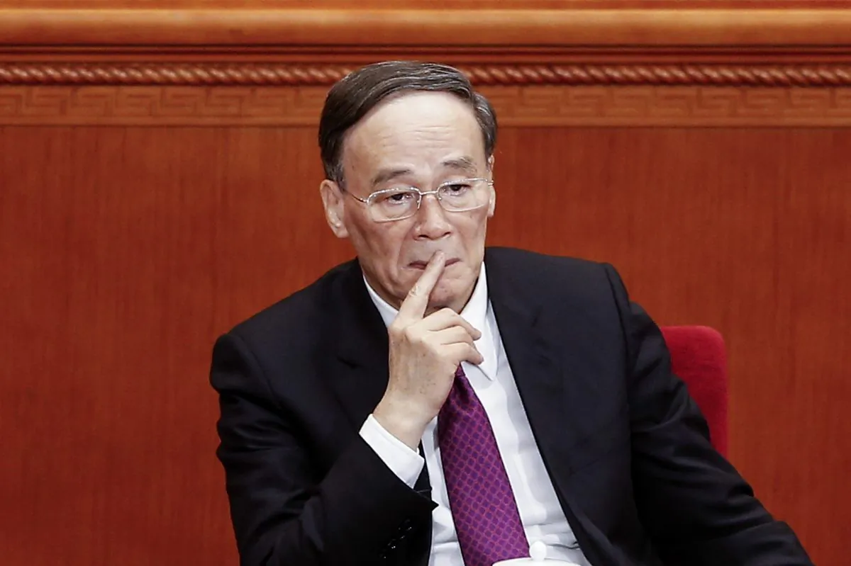 Secretary of the Central Commission for Discipline Inspection Wang Qishan attends opening session of the Chinese People's Political Consultative Conference in Beijing, China on March 3, 2016. (Lintao Zhang/Getty Images)