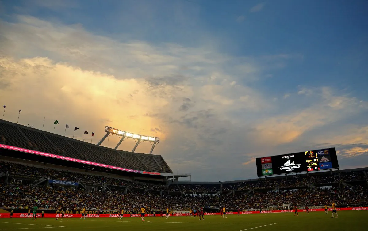 A general view during a Group B match of the 2016 Copa America Centenario between Brazil and Haiti at Camping World Stadium on June 8. (Mike Ehrmann/Getty Images) 