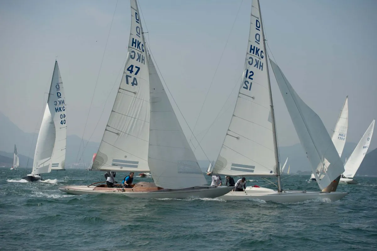‘Wudi’, sail 47, taking part in the Summer Saturday Series 2015. (Bill Cox/Epoch Times)