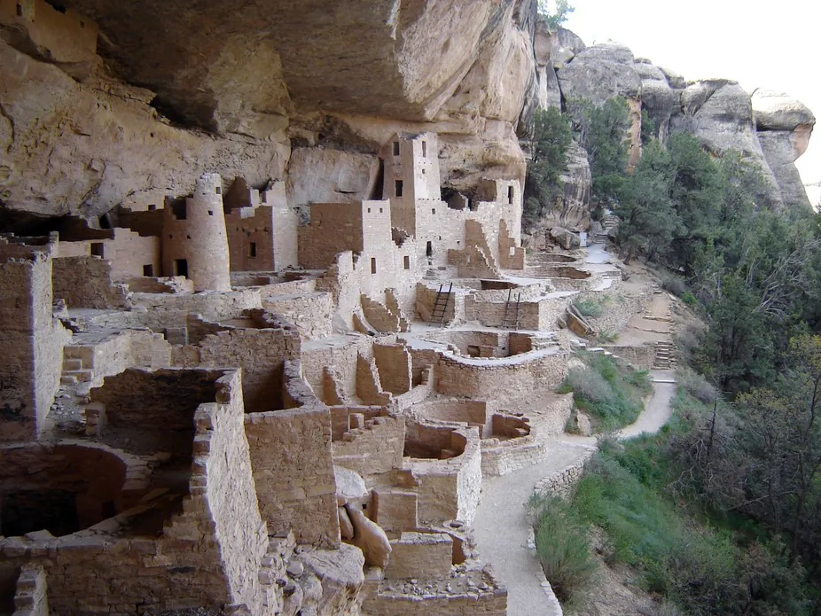 Cliff Palace at Mesa Verde National Park, Colorado, built by the Anasazi c. 1200. The Antiquities Act was passed to protect such sites from looters. (National Park Service)
