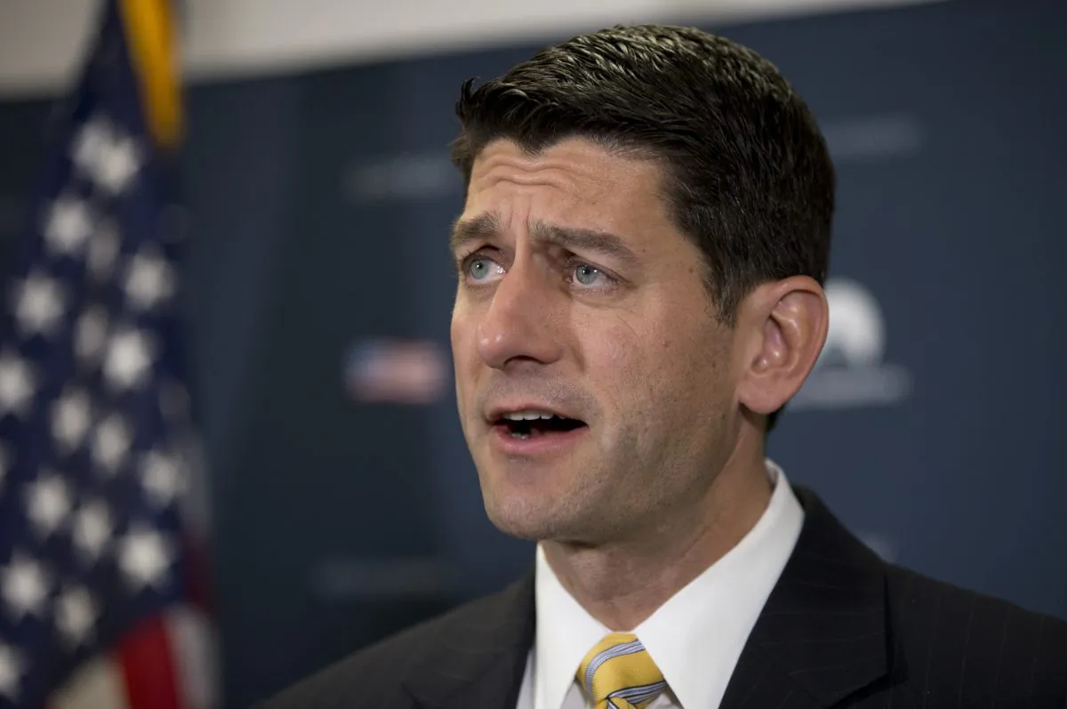 FILE - In this June 22, 2016 file photo, House Speaker Paul Ryan of Wis. speaks during a news conference on Capitol Hill in Washington. (AP Photo/Carolyn Kaster, File)