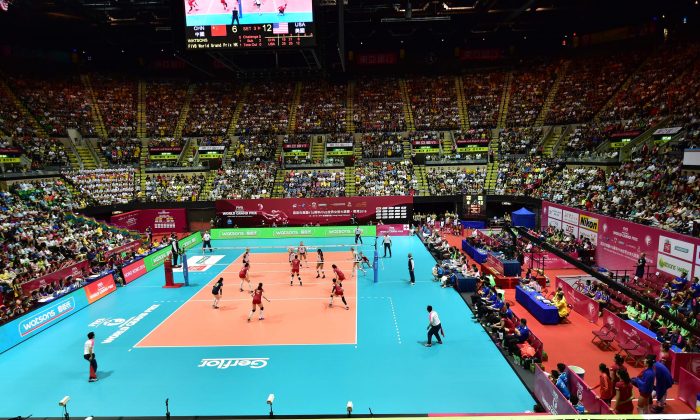 A view of the match between USA and China at the Coliseum, Hong Kong on June 26, 2016. (Bill Cox/Epoch Times)