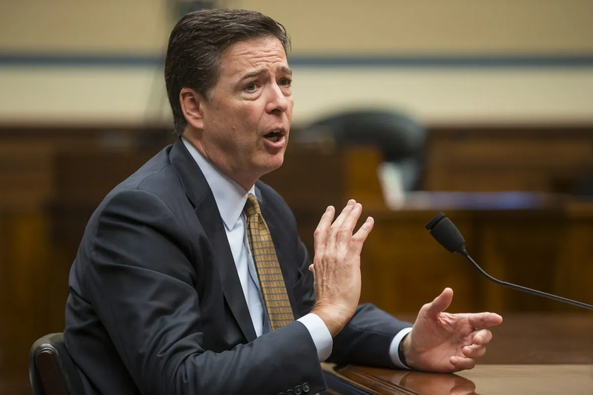 FBI Director James Comey testifies on Capitol Hill in Washington, Thursday, July 7, 2016, before the House Oversight and Government Reform Committee to explain his agency's recommendation to not prosecute Democratic presidential candidate Hillary Clinton over her private email setup during her time as secretary of state. (AP Photo/J. Scott Applewhite)