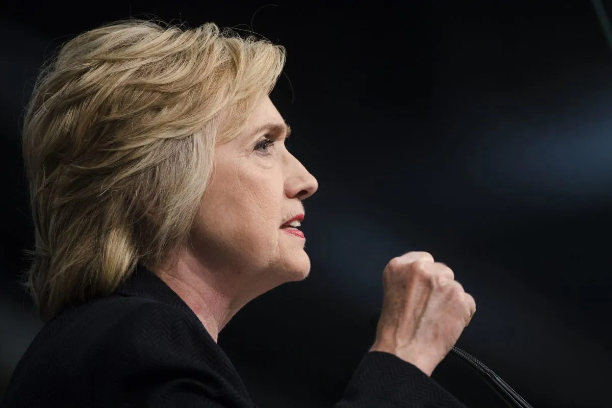 Democratic presidential candidate Hillary Clinton speaks in Philadelphia on July 8, 2016. (AP Photo/Matt Rourke)