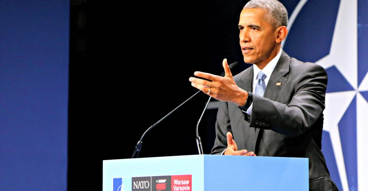 President Obama at the NATO summit in Warsaw, Poland, on July 9, 2016. (Nolan Peterson/The Daily Signal)