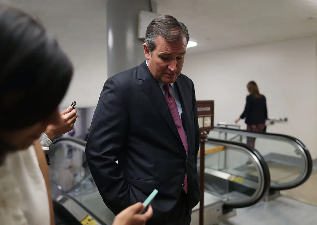 U.S. Sen. Ted Cruz (R-TX) speaks to members of the media at the Capitol July 6, 2016 in Washington, DC.on July 6, 2016 in Washington, DC.