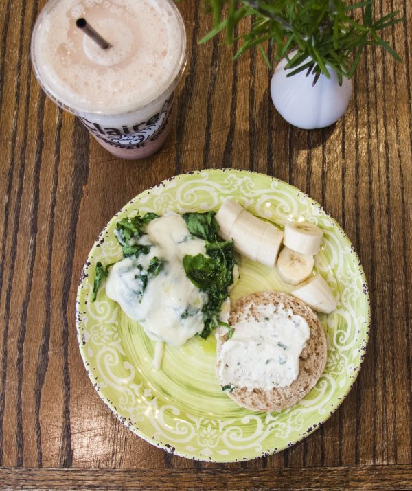 Claire’s Corner Copia serves healthy, satisfying vegetarian fare like this Seasonal Goodness sandwich. (Annie Wu/Epoch Times)
