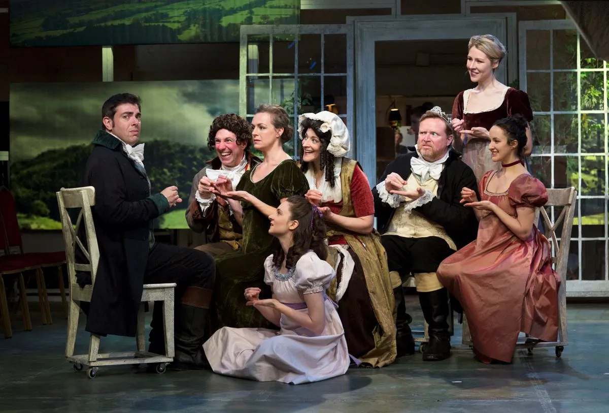 The cast of Beldam theater’s adaptation, “Sense & Sensibility.” (Gregory Costanzo)
