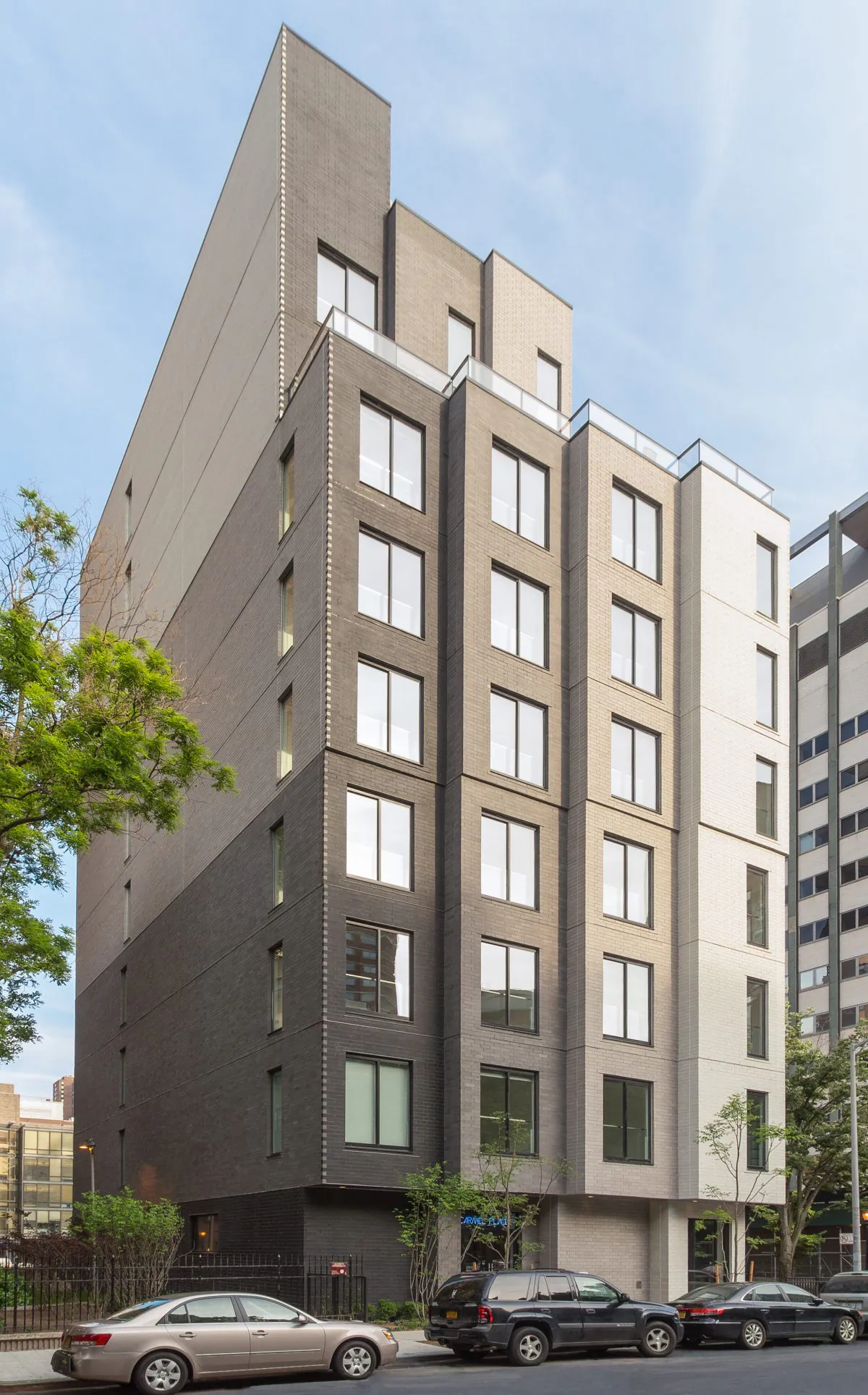 The micro apartment building Carmel Place in New York. (Cameron Blaylock/Quinn via AP)