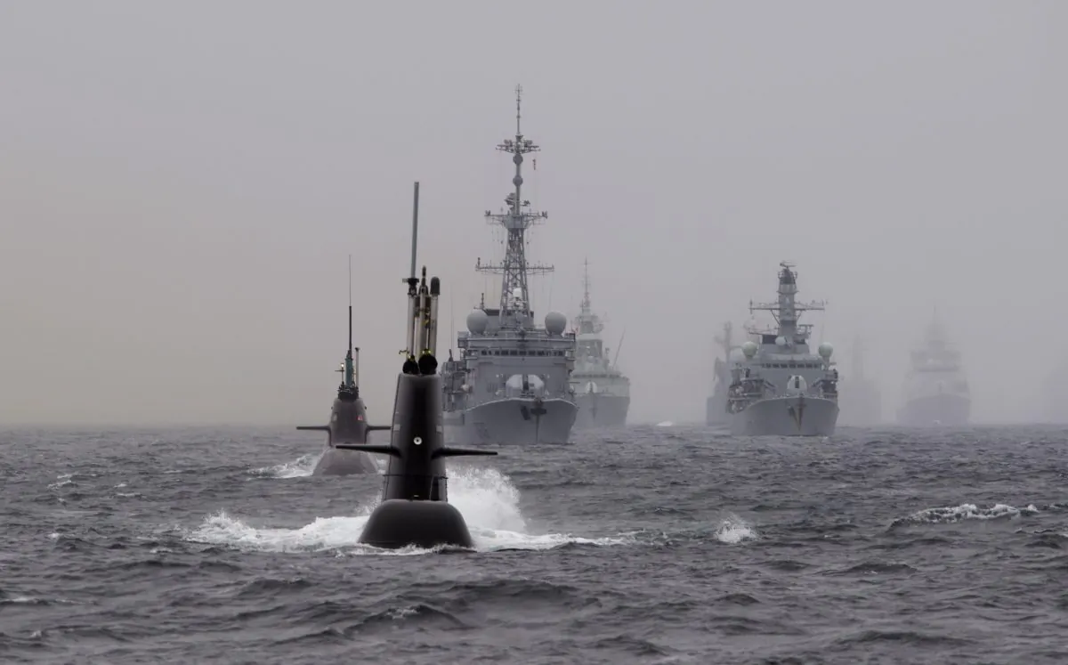 NATO's Dynamic Mongoose anti-submarines exercise in the North Sea, off the coast of Norway, on May 4, 2015. (Marit Hommedal/AFP/Getty Images)
