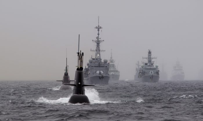 NATO's Dynamic Mongoose anti-submarines exercise in the North Sea, off the coast of Norway, on May 4, 2015. (Marit Hommedal/AFP/Getty Images)
