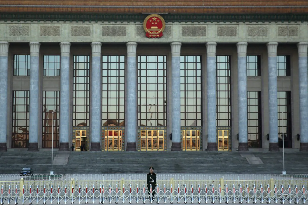 The Great Hall of the People in Beijing on Nov. 12, 2013. Chinese Communist Party plenary sessions are typically held at the Great Hall of the People. (Feng Li/Getty Images)