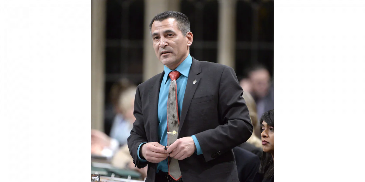 Minister of Fisheries, Oceans and the Canadian Coast Guard Hunter Tootoo answers a question during Question Period in the House of Commons on Parliament Hill in Ottawa, on Feb. 25, 2016. (The Canadian Press/Adrian Wyld)