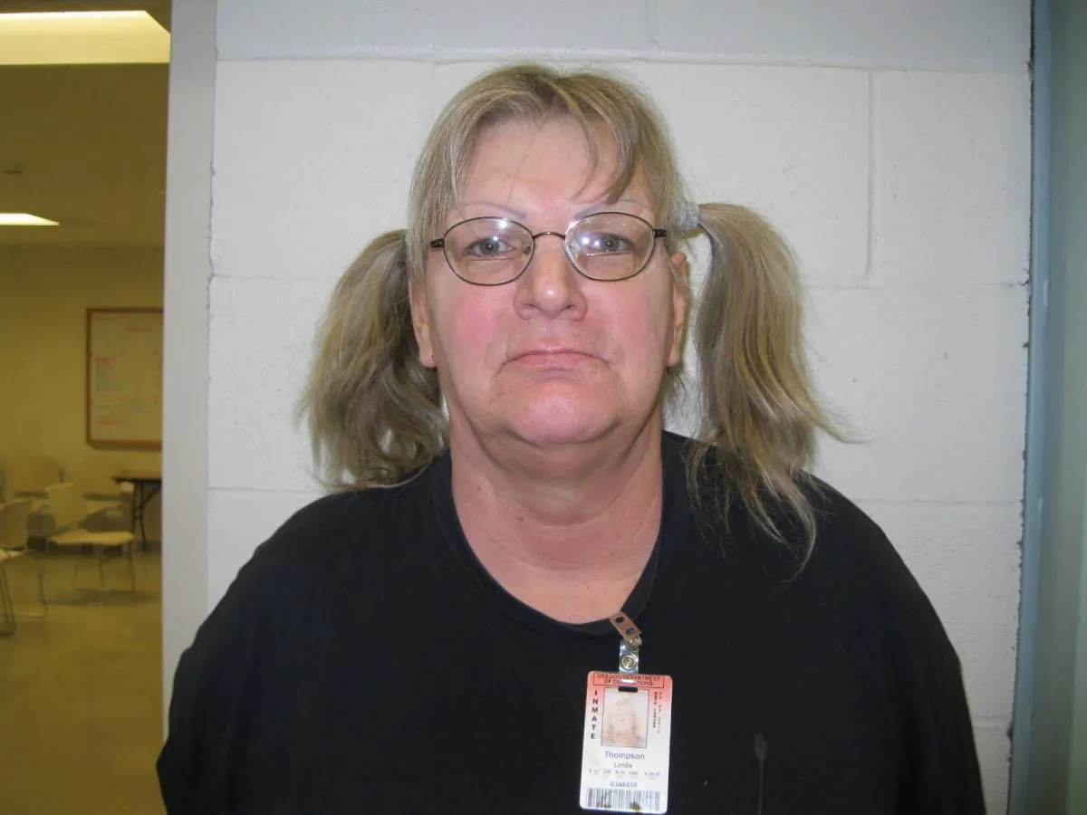 Inmate Linda Patricia Thompson in Salem, Ore. (Oregon Department of Corrections via AP)