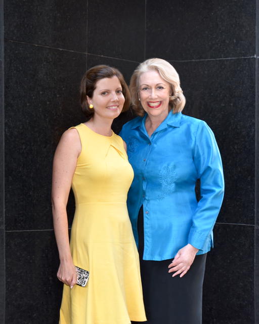 Annie Watt with Sibylle Eschapasse.  (Courtesy of Annie Watt)