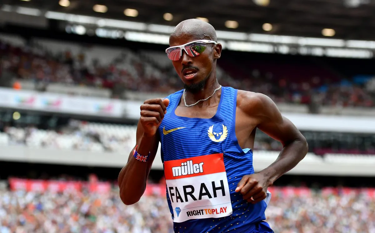 Mo Farah of Great Britain competes in the Muller Anniversary Games at the Queen Elizabeth Olympic Park in London on July 23, 2016. (Dan Mullan/Getty Images)