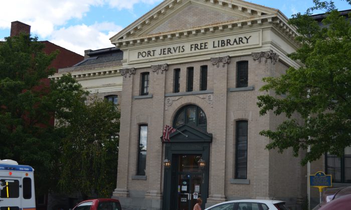 The Port Jervis Free Library on Sept. 2, 2016. (Yvonne Marcotte/Epoch Times)