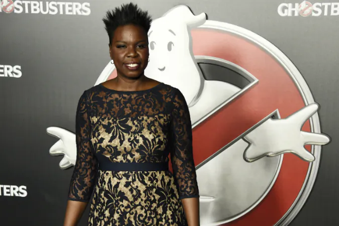 Leslie Jones poses backstage during the Sony Pictures Entertainment presentation at CinemaCon 2016, at Caesars Palace in Las Vegas on April 12, 2016. (Chris Pizzello/Invision/AP, File)