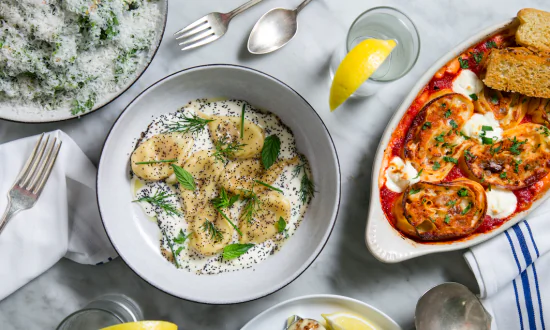 The Party Awaits at Dinnertable—If You Can Find the Door, That Is