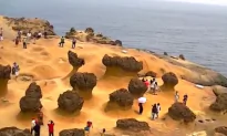 Bizarre Rocky Landscape at Taiwanese Park Seems to Belong to Another Planet (Video)
