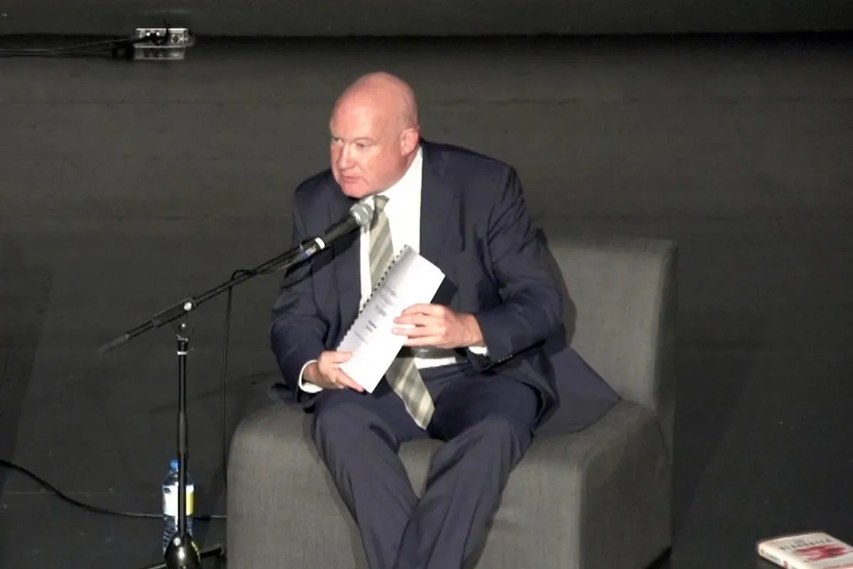 Ethan Gutmann at the Queensland Multicultural Centre, in Brisbane on Aug. 11, 2016. (NTD Television)