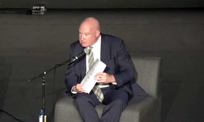 Ethan Gutmann at the Queensland Multicultural Centre, in Brisbane on Aug. 11, 2016. (NTD Television)
