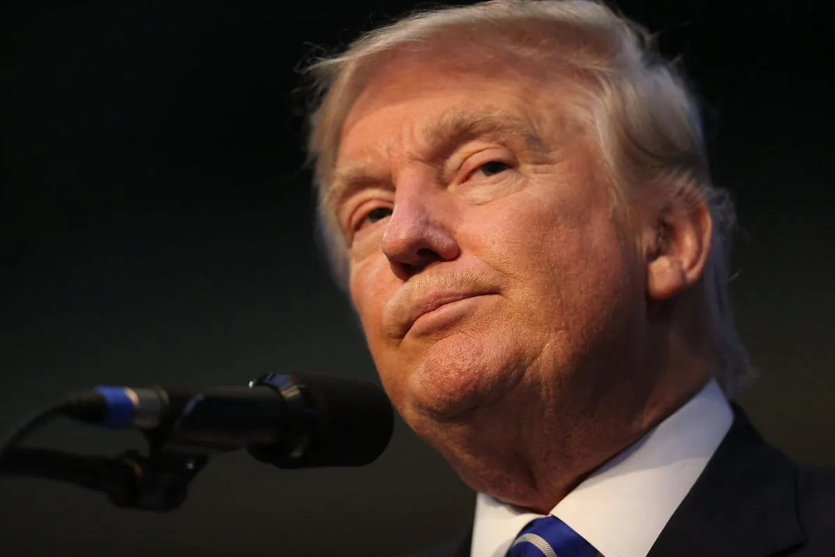 Republican presidential nominee Donald Trump speaks during his campaign event on August 10, 2016 in Fort Lauderdale, Florida. (Joe Raedle/Getty Images)
