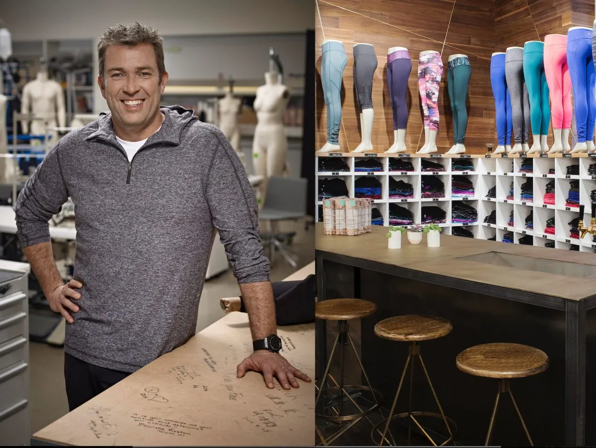 (Left) Lululemon Athletica's CEO Laurent Potdevin in this file photo. (Courtesy of Lululemon Athletica via AP); (Right) Lululemon's Flatiron flagship store in New York. (Brian Berman/Lululemon via AP) 
