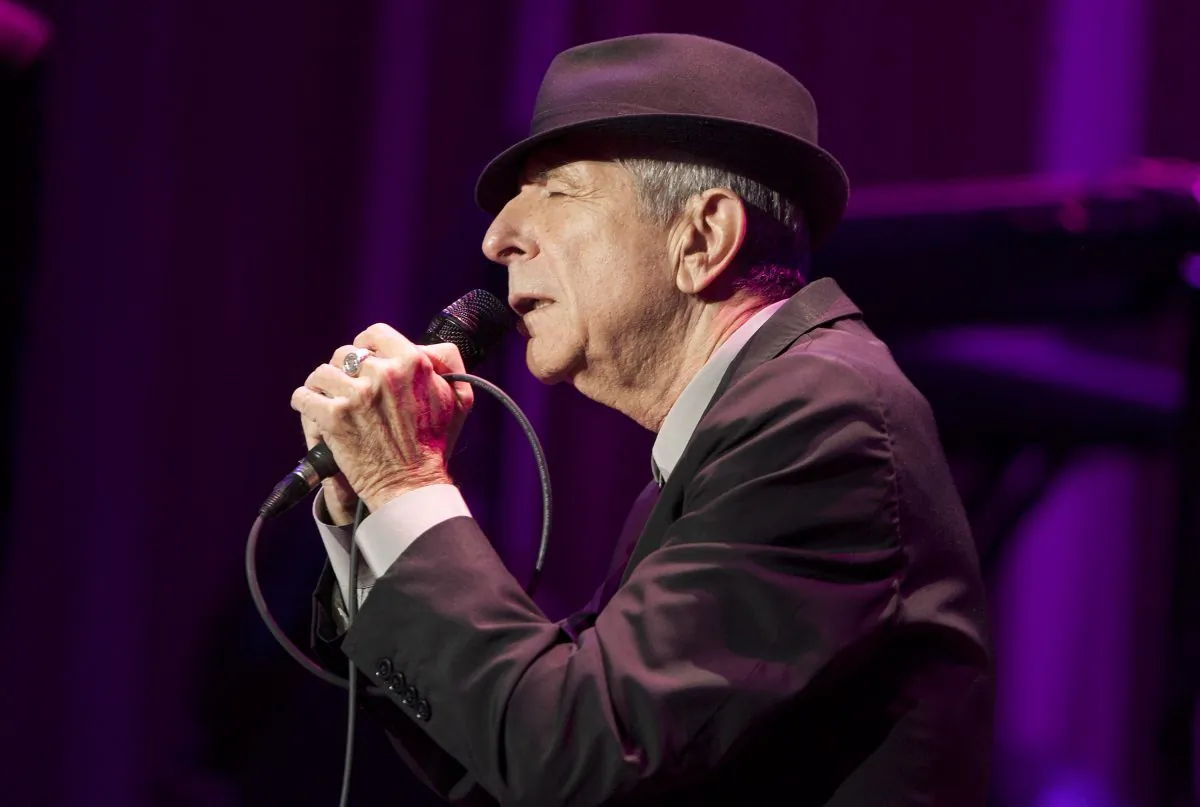 Musician Leonard Cohen performs at Madison Square Garden  in New York City on December 18, 2012. (Photo by Mike Lawrie/Getty Images)
