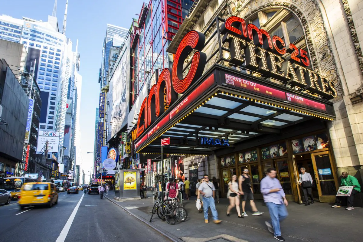AMC Empire 25 in New York, on Aug. 23, 2016. (Samira Bouaou/Epoch Times)