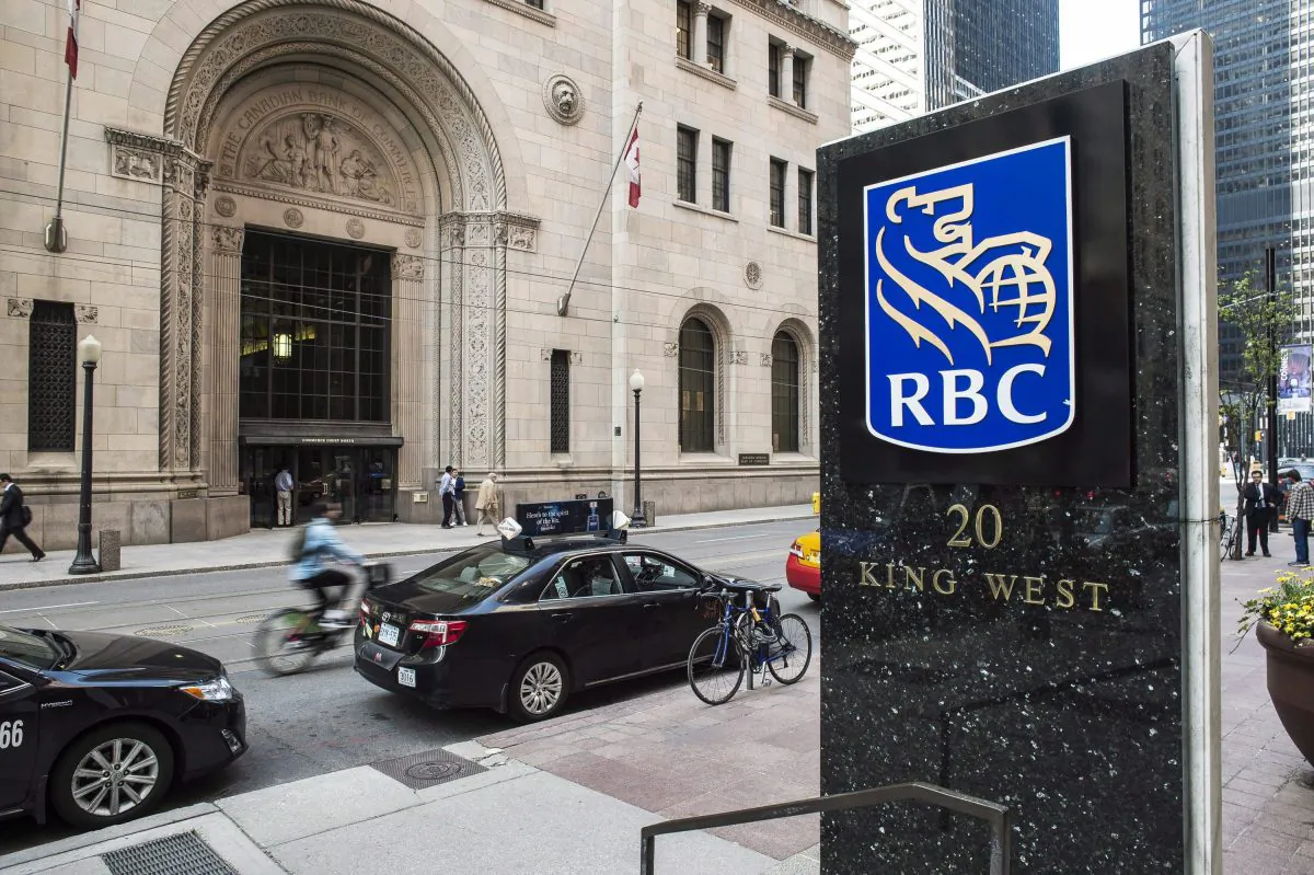 Royal Bank of Canada earned $2.895 billion of net income in its third quarter, up 17 percent from a year ago. (The Canadian Press/Eduardo Lima)