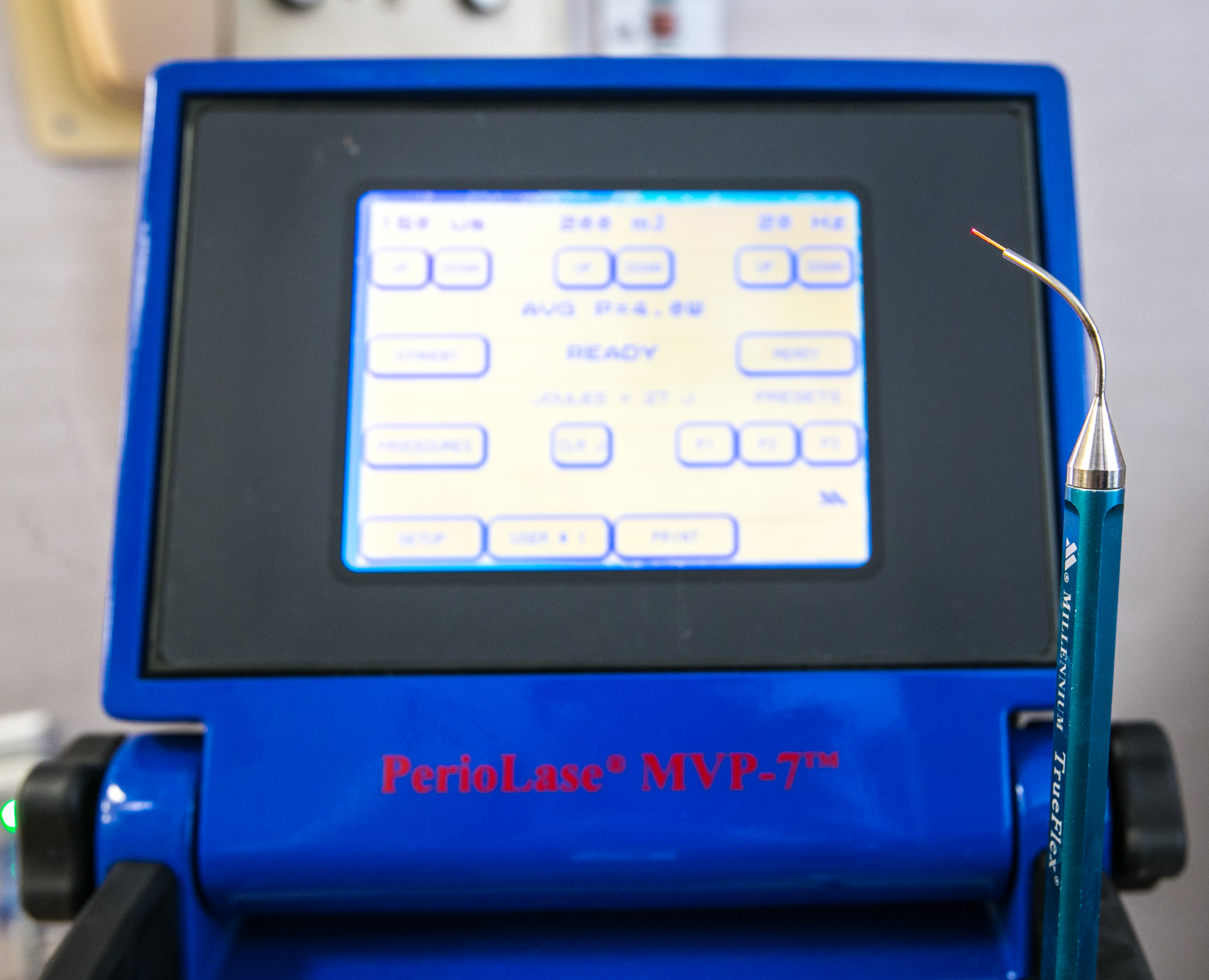 The PerioLase MVP-7 at Madison Avenue Periodontics in New York. (Benjamin Chasteen/Epoch Times)