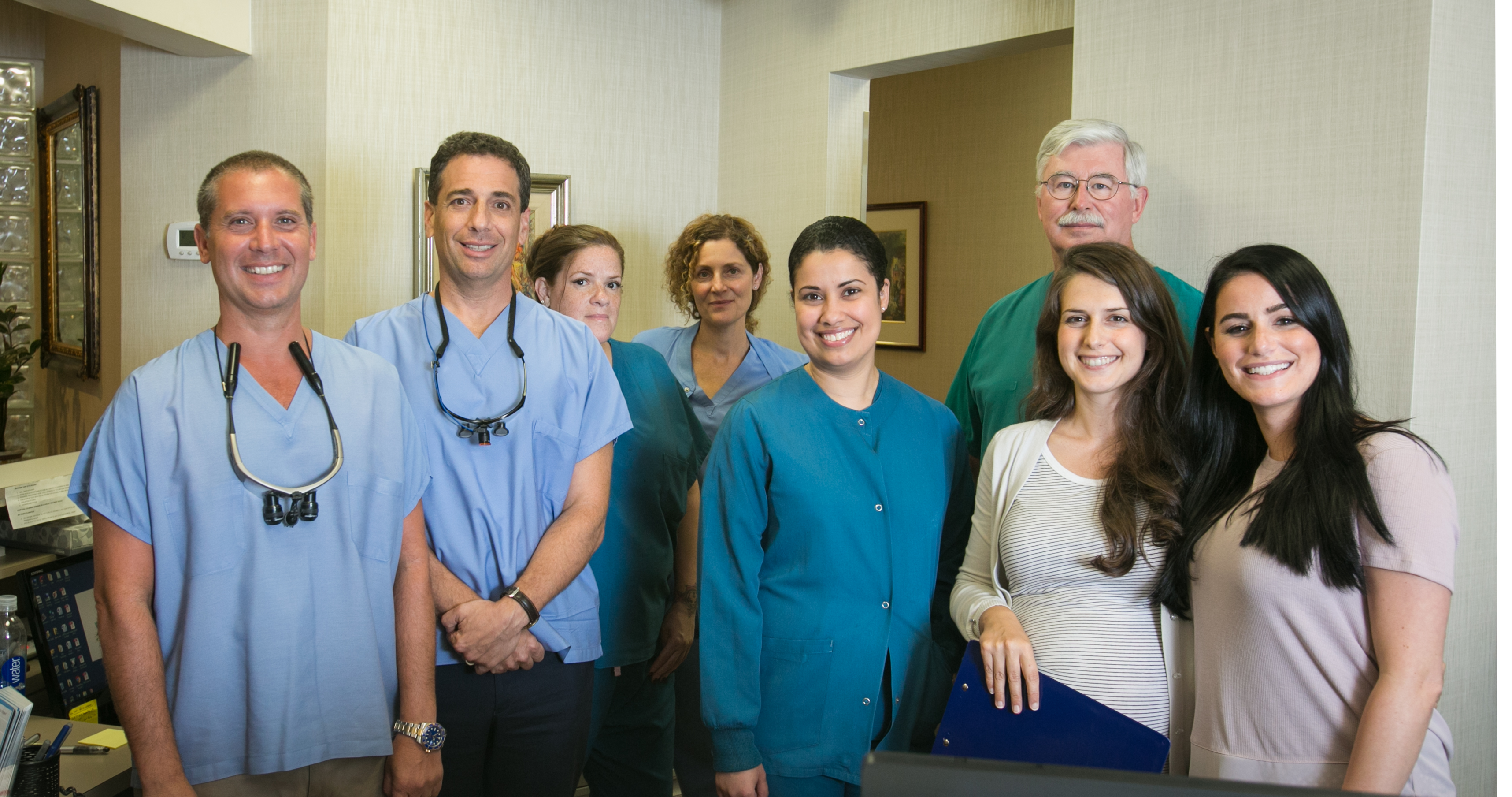 The Madison Avenue Periodontics team at their office in New York, N.Y. (Benjamin Chasteen/Epoch Times)