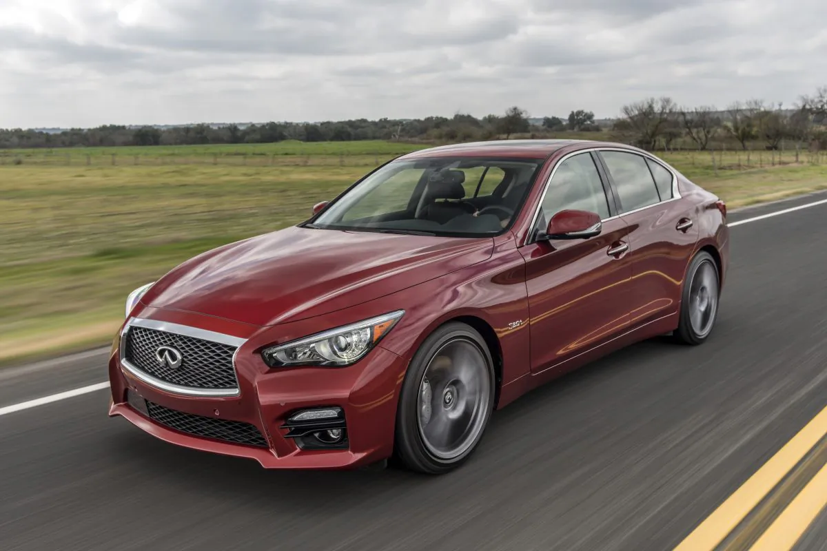 2016 Infiniti Q50 Red Sport 400. (Courtesy of Infiniti)
