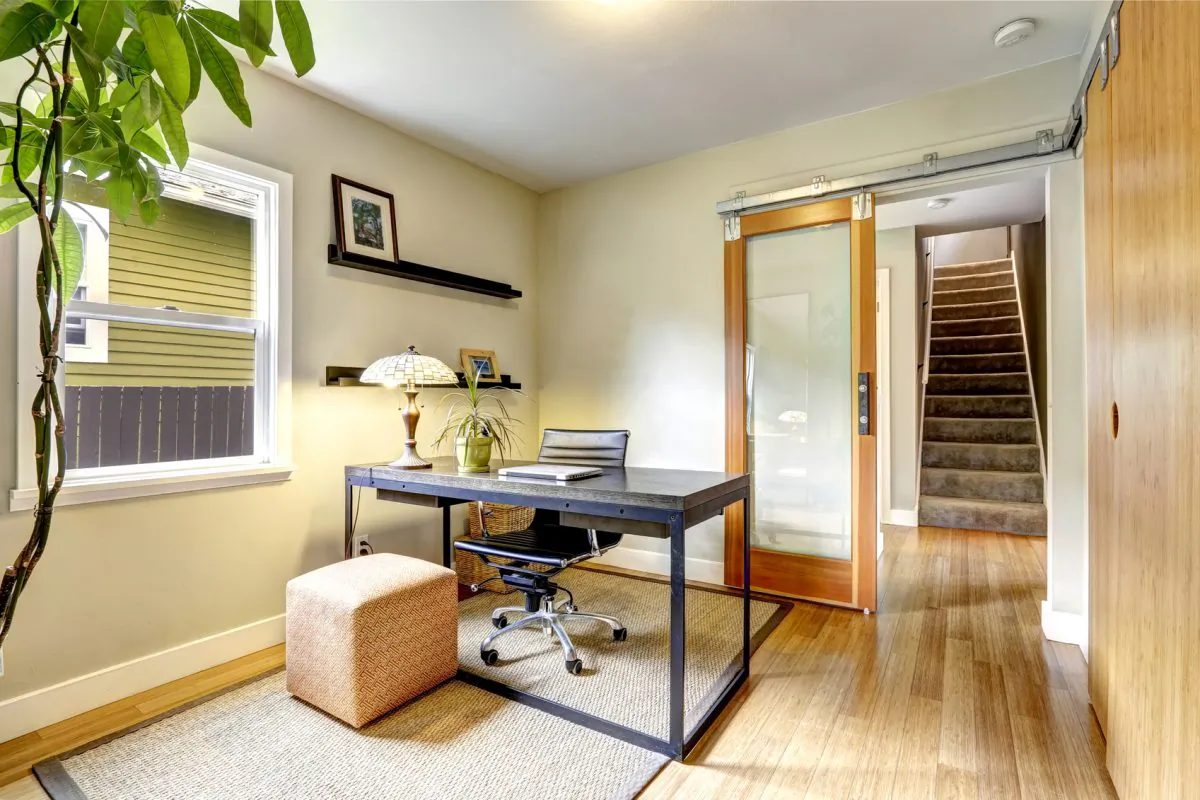  A dedicated room just for an office is a luxury most people would like. It can be separate from the rest of the house, in a spare bedroom, or unused basement room. (irina88w/iStock)