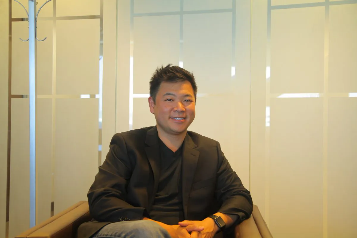 Bob Yau at his office in Redwood City on July 1 (Anton Jiang/Epoch Times)