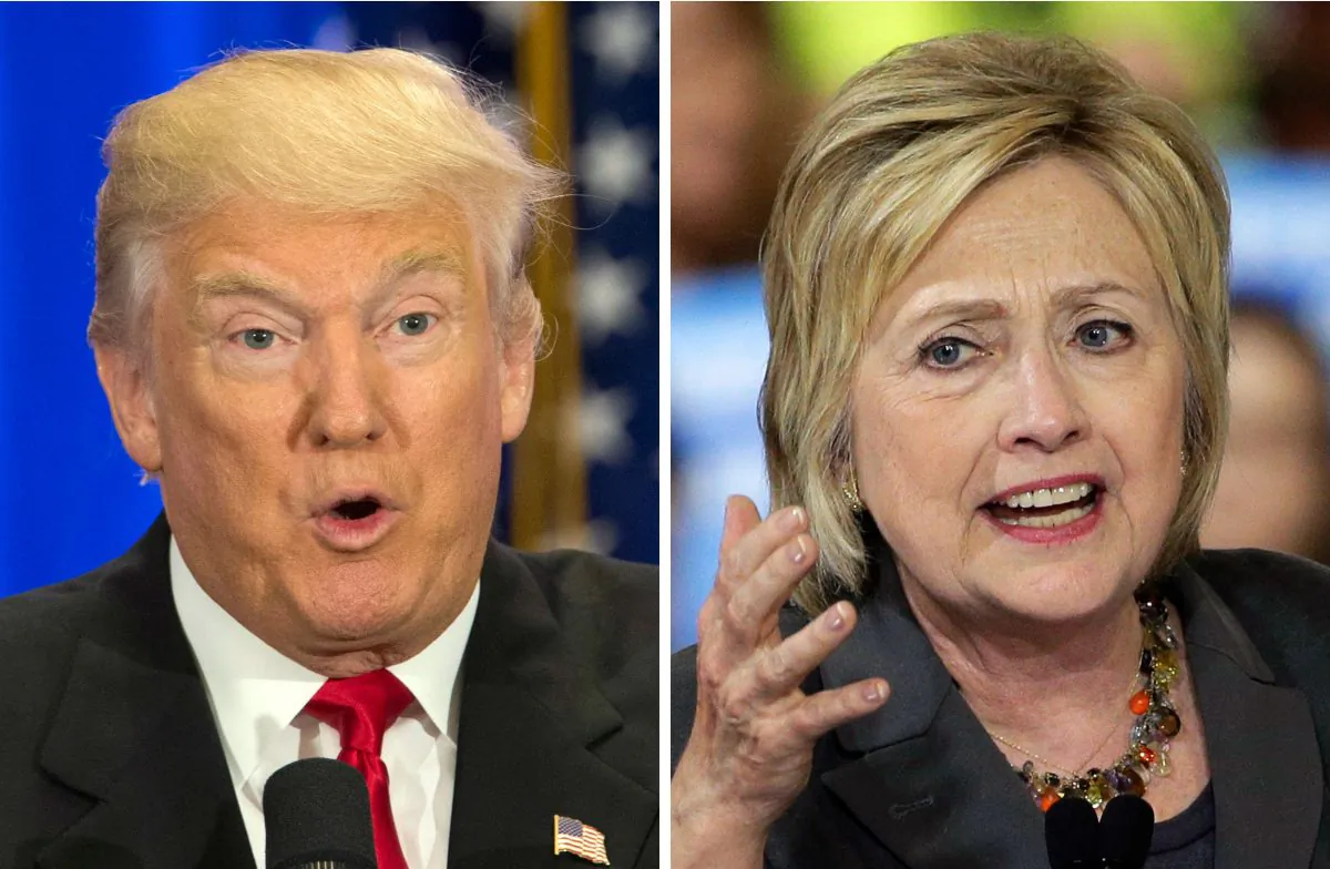 Presidential candidates Donald Trump and Hillary Clinton. (AP Photo/Mary Altaffer, Chuck Burton)